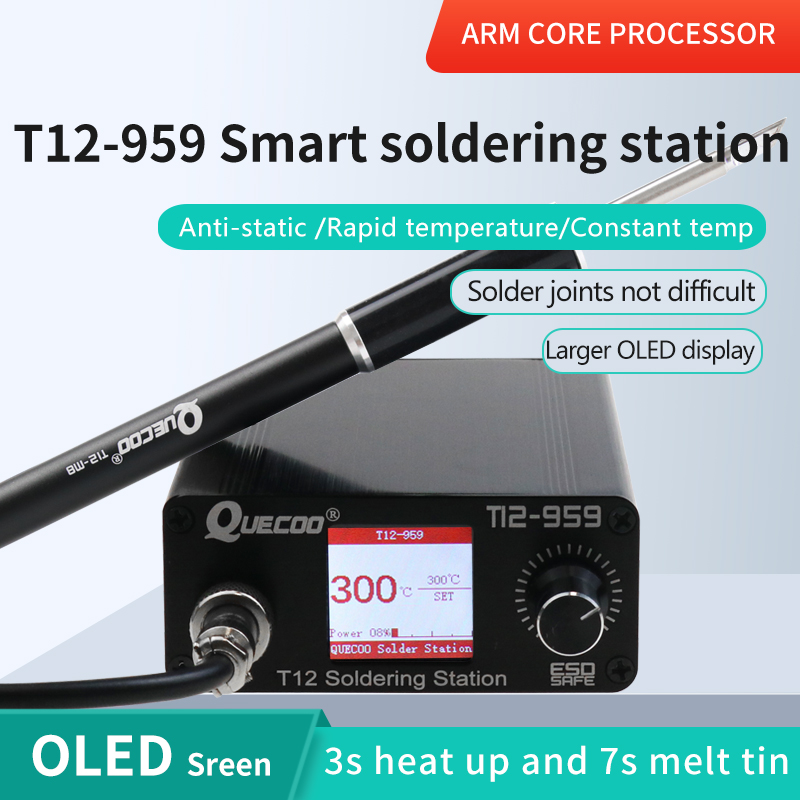 T12 Soldering Station Oled - Station de soudage T12-959 V5.1, fer