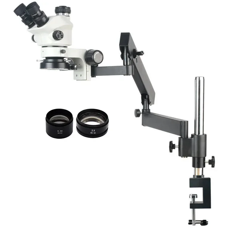 Articulating Arm Boom Stand Microscope - Nouveau 2026 Microscope Stéréo Trinoculaire avec