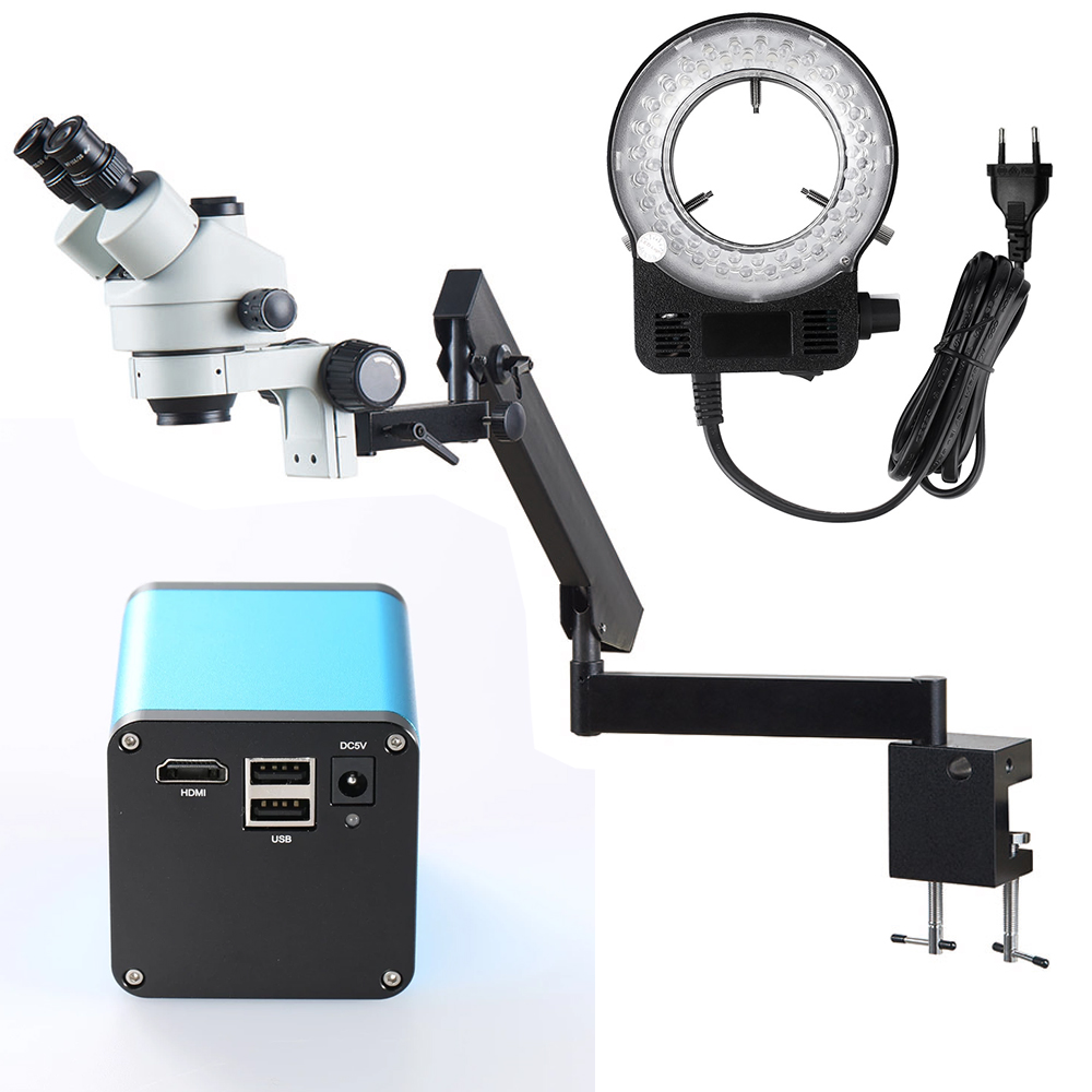 Connecteur de pince articulée  - Trinocular Stereo Microscope 7X-45X avis et prix