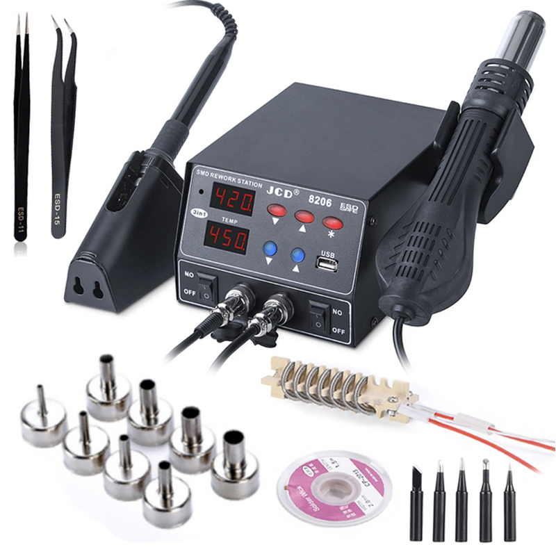 Station de soudage numérique 2 - 2 In 1 Soldering Rework Station 750W avis et prix