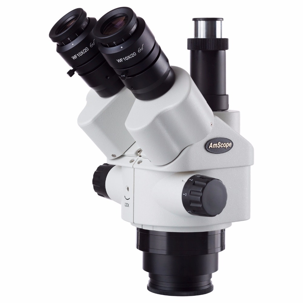 Tête de microscope stéréo à zo - Trinocular Stereo Microscope 7X-45X avis et prix