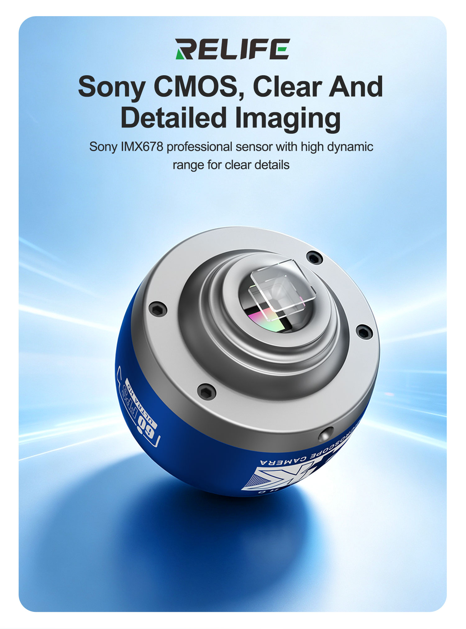 Caméra Microscopique RELIFE MC - 4K Microscope Camera Sony Sensor avis et prix