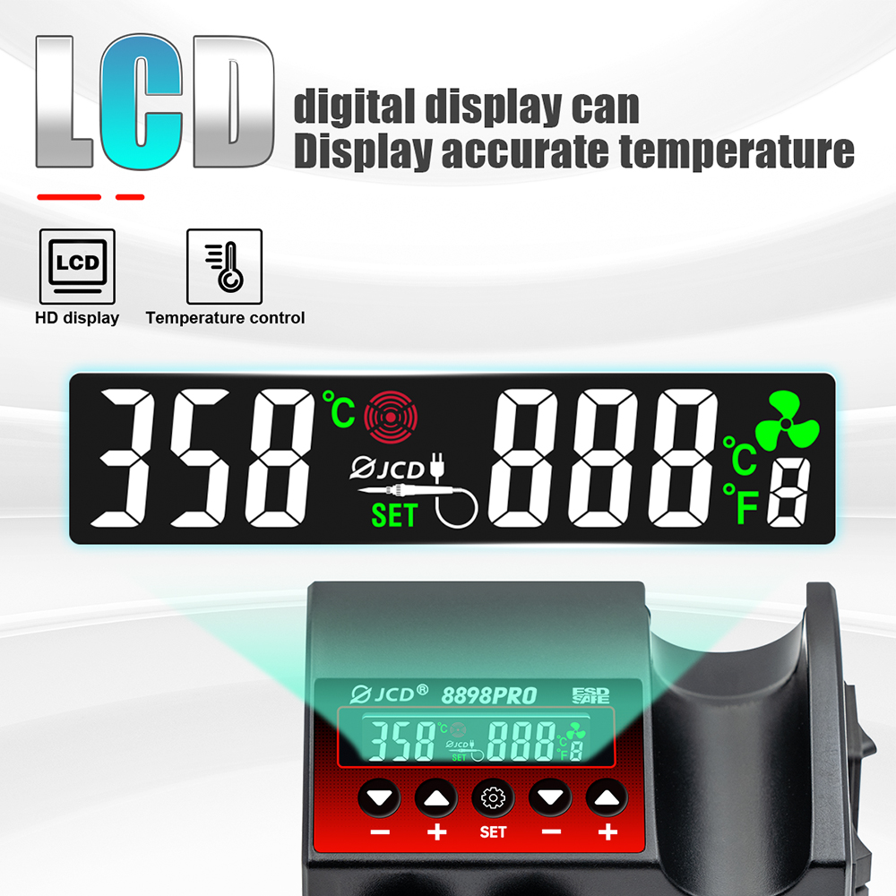 JCD-Station de Soudage 2 en 1  - 2 In 1 Soldering Rework Station 750W avis et prix